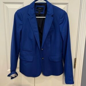 Royal blue jcrew schoolboy blazer women